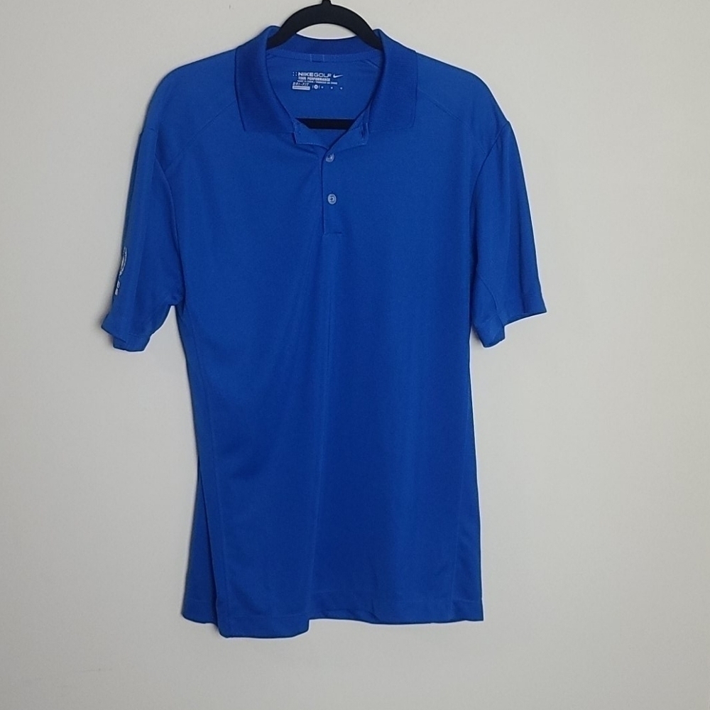 Nike dri-fit blue golf t-shirt